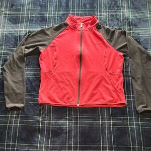 Vintage 2000s Black And Pink Women’s Nike  Running Jacket Size XL